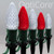 Wintergreen Corporation 81166 C9 Cool White / Red OptiCore Christmas LED Pathway Lights, 50 Lights, 4.5 Inch Stakes, 50'