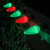 WGC-80150 - C9 Green/Red LED OptiCore Commercial Christmas Lights, 50 Lights, 50', Green Wire, 12" Spacing - Wintergreen Corporation