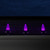 WGC-79955 - C9 Purple LED OptiCore Commercial Halloween Lights, 50 Lights, 50', Black Wire, 12" Spacing - Wintergreen Corporation