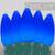 Wintergreen Corporation 80162 C9 Blue Smooth OptiCore Commercial LED Christmas Lights, 50 Lights, 50'