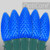 Wintergreen Corporation 80122 C9 Blue OptiCore Commercial LED Christmas Lights, 100 Lights, 100'