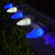 WGC-80113 - C9 Blue/Cool White LED OptiCore Commercial Christmas Lights, 100 Lights, 100', Green Wire, 12" Spacing - Wintergreen Corporation