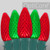 Wintergreen Corporation 80111 C9 Green / Red OptiCore Commercial LED Christmas Lights, 100 Lights, 100'