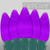 Wintergreen Corporation 80138 C9 Purple Smooth OptiCore Commercial LED Christmas Lights, 100 Lights, 100'
