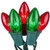Wintergreen Corporation 71859 C9 Red / Green Commercial Christmas Lights, 100 Lights, 100'