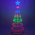 Wintergreen Corporation 81008 4' Multicolor LED Animated Outdoor Lightshow Tree