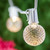 WGC-79450 - 25' Warm White LED OptiCore Commercial Patio String Light Set with 25 G50 Bulbs, E12 Base, White Wire, 12" Spacing - Wintergreen Corporation