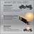 WGC-79356 - 25' Warm White LED FlexFilament Commercial Satin Patio String Light Set with 25 G50 Bulbs, E12 Base, Black Wire, 12" Spacing - Wintergreen Corporation
