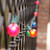 WGC-69449 - 25' Multicolor Incandescent Commercial Satin Patio String Light Set with 25 G50 Bulbs, E12 Base, Green Wire, 12" Spacing - Wintergreen Corporation