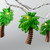 WGC-76106 - Mini Clear Incandescent Palm Tree String Lights, 10 Lights, 9', White Wire, 9" Spacing - Wintergreen Corporation