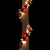 WGC-79082 - 9' Mini Red/Clear Incandescent Garland Lights, 300 Lights, Green Wire - Wintergreen Corporation