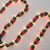 WGC-79082 - 9' Mini Red/Clear Incandescent Garland Lights, 300 Lights, Green Wire - Wintergreen Corporation