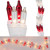 WGC-79084 - 18' Mini Red/Clear Incandescent Garland Lights, 600 Lights, White Wire - Wintergreen Corporation