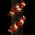 WGC-79084 - 18' Mini Red/Clear Incandescent Garland Lights, 600 Lights, White Wire - Wintergreen Corporation