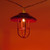 WGC-76932 - Red Lantern String, 5mm Warm White LED, 10 Lights, Clear Wire, 8" Spacing - Wintergreen Corporation