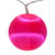 WGC-76121 - Pink LED Battery Operated Ball Ornament Light Set, 10 Lights, 7', Clear Wire, 8" Spacing - Wintergreen Corporation