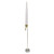 WGC-76102 - 6" Warm White LED White Wireless Christmas Tree Candle with Crystal Weight, 10 Lights - Wintergreen Corporation