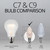 WGC-73943 - C7 Warm White LED OptiCore Twinkle Bulbs, 25-Pack - Wintergreen Corporation
