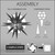 WGC-72721 - 14" T20 Warm White LED White Moravian Star Light - Wintergreen Corporation