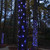 WGC-81112 - 20"x45" 5mm Blue LED StretchNet Pro Christmas Trunk Wrap Lights, 50 Lights, Brown Wire - Wintergreen Corporation