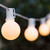 WGC-70901 - G50 White Incandescent Commercial Opaque Steady Light Set, 25 Lights, 25', White Wire, 12" Spacing - Wintergreen Corporation