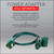 WGC-82782 - C9 Red LED Commercial Lights, 25 Lights, 25', Green Wire, 12" Spacing - Wintergreen Corporation