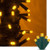 Wintergreen Corporation 82616 50 Kringle Traditions 5mm Gold LED Christmas Lights, Green Wire, 4" Spacing