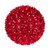 Wintergreen Corporation 82304 7.5" Red LED Starlight Sphere, 120 Lights