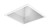 Liton LRQ861: CFL 8" Square Reflector Legacy CFL/PAR/MR16 Recessed General Purpose Downlight