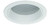 Liton LRA43: 6" CFL/A19 Prismatic Glass Lens w/ Baffle Legacy CFL/PAR/MR16 Recessed General Purpose Downlight