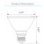 Euri Lighting EP30-10W5050cec-2 LED PAR30 75W Dim ES Plastic Clear Light Bulbs