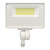 ESL Vision ESL-FLD-5090W-13050-WH AL Flood Light Series, Adjustable Wattage 50W/70W/90W, Adjustable Kelvin 3000K/4000K/5000K, 11,473 Lm Max Output, White Finish, Integrated On/Off Photocell, Knuckle Mount with Side Yoke Mount | ESL Vision at lightingandsupplies.com