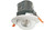 RP Lighting+Fans 8776 4Ó IC Rated, LED Recessed Adjustable Gimbal J-Box Downlight