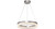 RP Lighting+Fans 4601 Chandelier Edge-Lit LED Round Ribbon Light