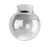 Primelite Manufacturing 776F Small Polycarbonate Globe Ð Ceiling Flush