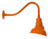 Primelite Manufacturing 19/8-859 Small Emblem Shade on Small Gooseneck Arm Primelite Manufacturing 19/8-859 Small Emblem Shade on Small Gooseneck Arm