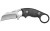 Hogue EX-F03 Silver Plain Hawkbill 2.25" 35329 Stone Tumbled 154CM Stainless Steel Black
