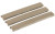 Ergo Grip Rail Panel Desert Tan Textured Slim Line LowPro 18 Slot Ladder 4379-3PK-DE