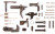 LBE Unlimited Lower Parts Kit AR15 Lower Parts Kit w/o Trigger Guard or Pistol Grip ARK15LPK