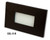 GM Lighting GSL-LH-B 120V LED Step Light Louvered Horizontal Trim