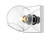 Z-lite 455-1S-CH Chrome Marquee Wall Sconce
