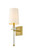 Z-lite 803-1S-RB Rubbed Brass Sophia Wall Sconce