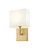 Z-lite 815-1S-OBR Olde Brass Saxon Wall Sconce