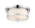 Z-lite 465F11-CH Chrome Savannah Flush Mount