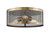 Z-lite 331F14-NB Natural Brass Meshsmith Flush Mount