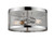 Z-lite 331F12-CH Chrome Meshsmith Flush Mount