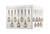Z-lite 453SQF13CH Chrome Oberon Flush Mount
