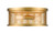 Z-lite 334F3BR Brass Camellia Flush Mount