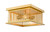Z-lite 333F2BR Brass Camellia Flush Mount