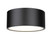 Z-lite 2302F2-MB Matte Black Harley Flush Mount